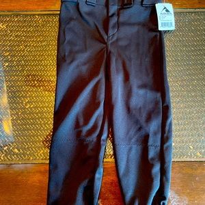 Girls black softball pants